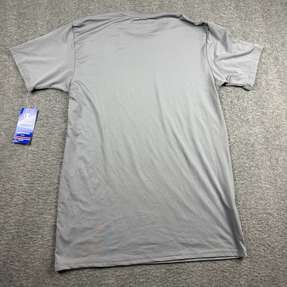 Champion Men's Double Dry Performance T-Shirt Gray Short‎ Sleeve 2XL NWT - Picture 2 of 7